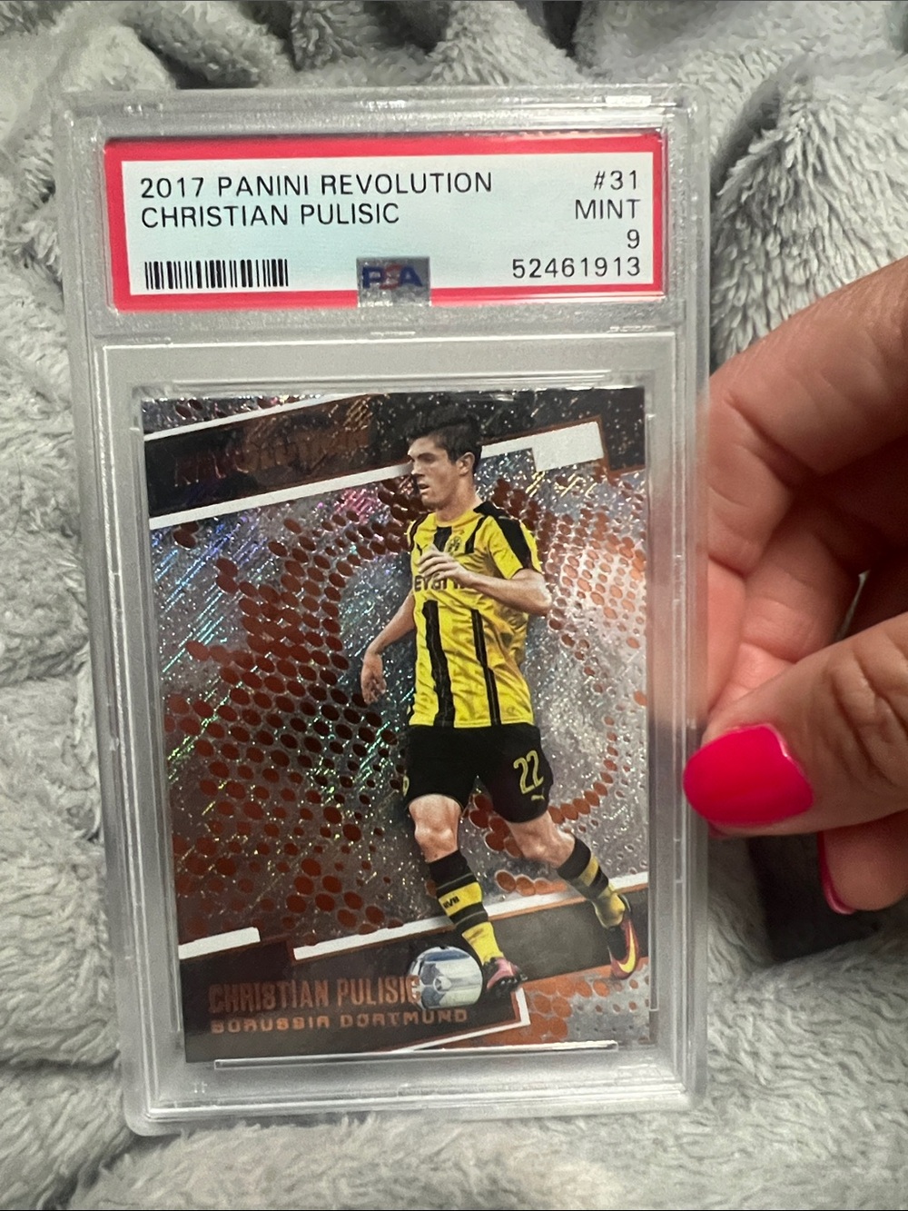 Panini Soccer Card - Yellow and Black Pulisic